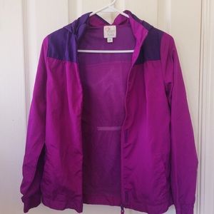 Girls Purple Windbreaker